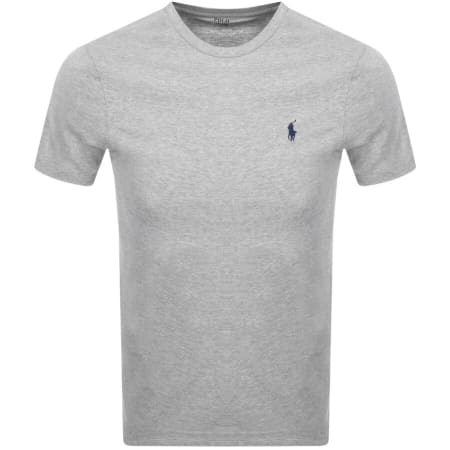 Ralph Lauren Crew Neck T Shirt Grey | Mainline Menswear